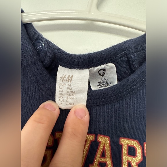 5/$10 H&M baby dress Hogwarts/Harry Potter , size 6-9m - Picture 6 of 8